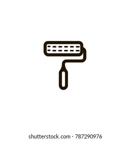 paint roller icon. sign design
