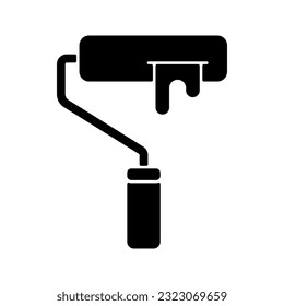 Paint Roller icon. sign for mobile concept and web design. vector illustration