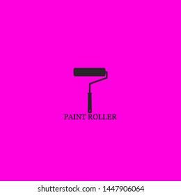 paint roller icon sign signifier vector
