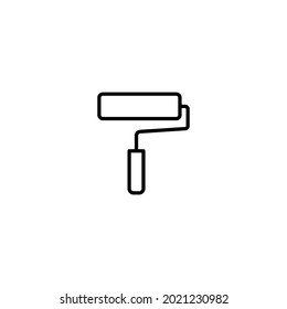 Paint roller icon, Paint roller sign vector for web site Computer and mobile app