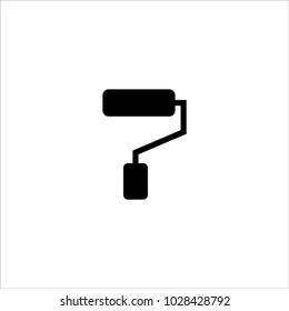 paint roller icon vector