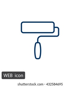  paint roller icon Vector