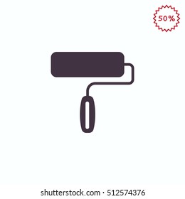 paint roller icon Vector.