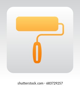 paint roller icon Vector.