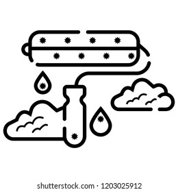 Paint Roller Icon vector illustration