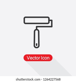 Paint Roller Icon Vector Illustration Eps10