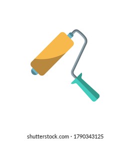 diseño de ilustraciones vectoriales de iconos de rodillos de pintura
