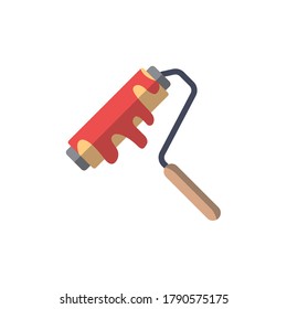 paint roller icon vector illustration design
