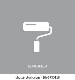 paint roller icon. Vector illustration EPS 10.