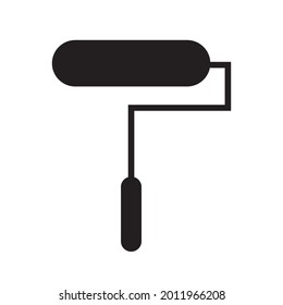 
paint roller icon vector illustration
