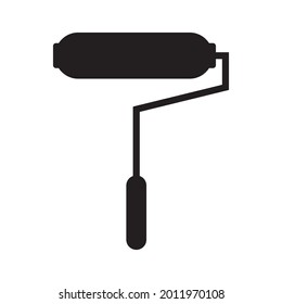 
paint roller icon vector illustration