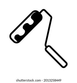 Paint roller icon vector illustration.