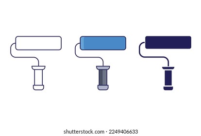 Paint roller icon vector illustration