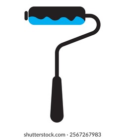 Paint Roller Icon vector illustration. Paint roller icon design isolated on white background