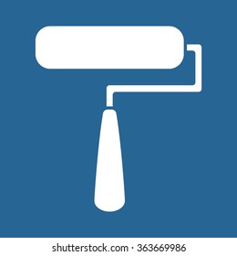 Paint Roller.  icon, vector illustration. Flat design style