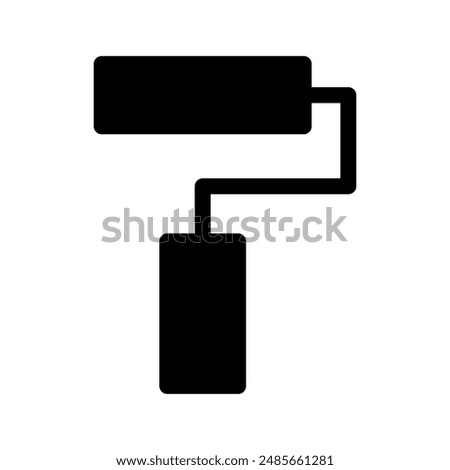 Paint Roller Icon Vector Symbol Design Illustration