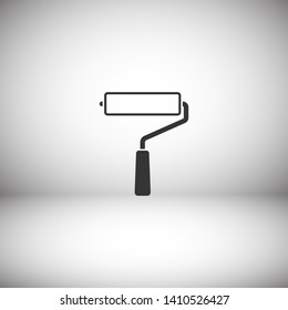 Paint roller icon. Vector web design