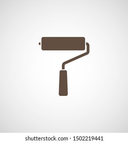 Paint roller icon. Vector web design