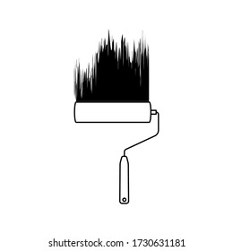 Paint roller icon. web design. Vector illustration