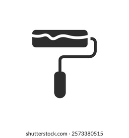 paint roller icon web design in vector