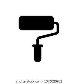 Paint roller icon,vector illustration. Flat design style. vector paint roller icon illustration isolated on White background, paint roller icon Eps10. paint roller icons graphic design vector symbols.
