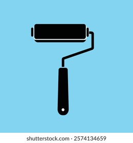 Paint Roller Line Icon Vector, Clip Art, Icons And Graphics - Free Download