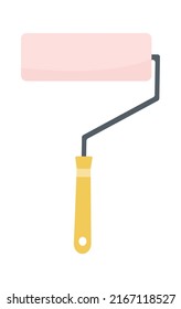 Paint roller Painter Art Tool. Vector illustration