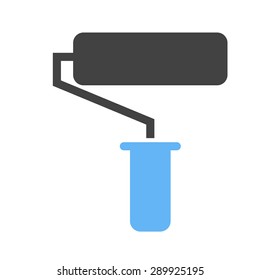 Paint, roller, painting icon vector image. Can also be used for construction, interiors and building. Suitable for use on web apps, mobile apps and print media.