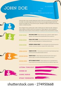Paint roller resume cv curriculum vitae template