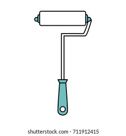 paint roller tool icon image