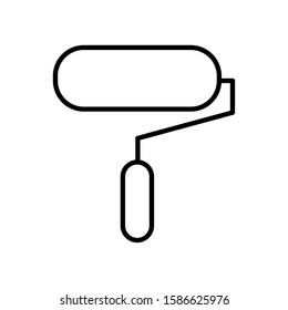 paint roller tool isolated icon vector illustration design
