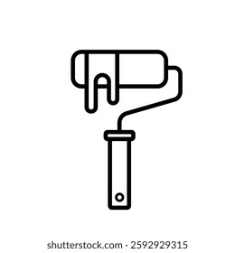 paint roller - vector icon