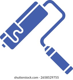 Ícone de vetor de cilindro de pintura. Pode ser usado para impressão, aplicativos móveis e da Web.