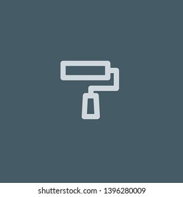 Paint Roller vector icon. Paint Roller concept stroke symbol design. Thin graphic elements vector illustration, outline pattern for your web site design, logo, UI. EPS 10.