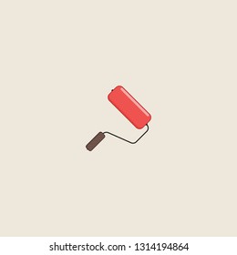 Paint roller Vector Icon Sign Icon Vector Illustration For Personal And Commercial Use. Clean Look Trendy Icon. - Vector illustration