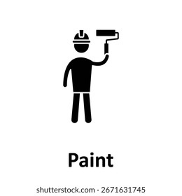  paint roller Vector Icon which can easily modify or edit

