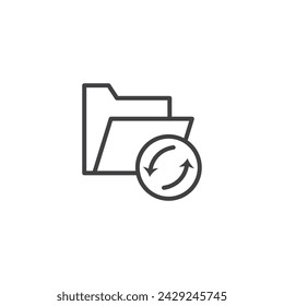 Paint Roller Vector Line Icon Illustration.