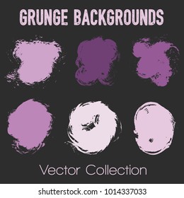 Paint samples choice palette of brush stroke backgrounds. Can be used in colors guide book, interior design catalog, printing industry. Color combinations graphic design elements, painted backgrounds.