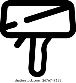 Paint Scraper Icon Painting, Tools, and Home Improvement Concepts