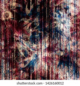Paint seamless texture with denim effect. Abstract vector background for web page, banners backdrop, fabric, home decor, wrapping