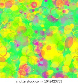 Paint seamless texture from ovals, spots, rings. Abstract vector background for web page, banners backdrop, fabric, home decor, wrapping