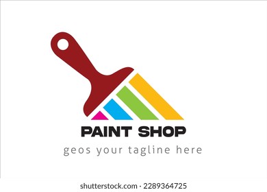 paint shop logo design for business