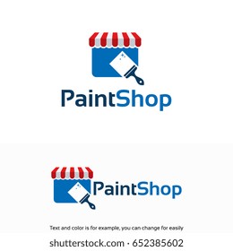 Paint Shop Logo Designs Template
