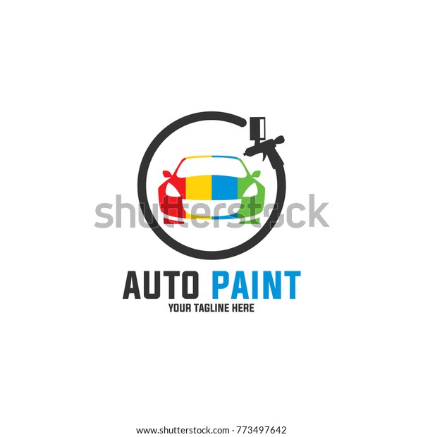 Paint Shop Logo Template Design Vector,
Emblem, Design Concept, Creative Symbol,
Icon