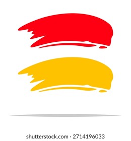 Farbige Schmutzspritzer, einzelne Illustration