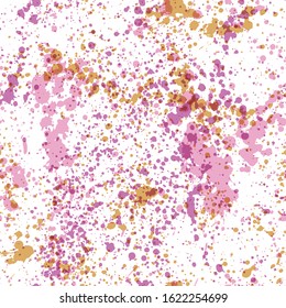 Paint spatters seamless pattern. Multicolor paint spray texture