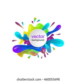 paint splash background colorful