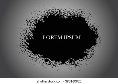 Paint splash background. Vector grunge banner.