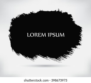 Paint splash background. Vector grunge banner.