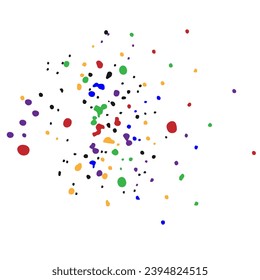 Pintar fondo de salpicadura. Ilustración del vector